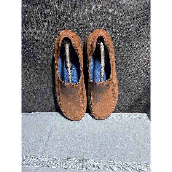 Merrell Shoe Women's Size 7.5w Treviso Moc Dark Brown Slip On Casual Comfort - Picture 4 of 6